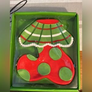 MainStreet Collection spoonrest, whimsical Christmas stocking.